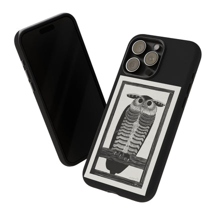 Horned Owl by Samuel Jessurun de Mesquita Phone Cases