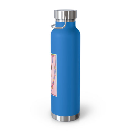 A Playful Fairy Jumps Rope Copper Vacuum Insulated Bottle, 22 oz