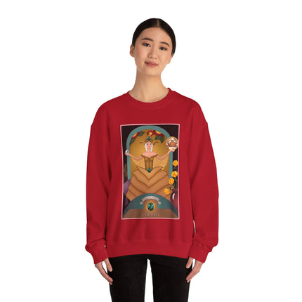 June & Pearl, Alexandrite (from the Gem Series) by Sofia Chiostri Heavy Blend™ Crewneck Sweatshirt