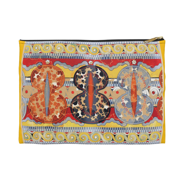 Reproduction of The Shield Frieze Accessory Pouch – Emile Gilliéron Mycenaean Fresco Design