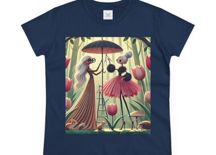 Under the Tulip Parasol Cotton Tee