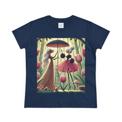 Under the Tulip Parasol Cotton Tee