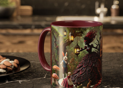 Malice in Wonderland – Gothic Halloween Colorful Mugs (11oz, 15oz)