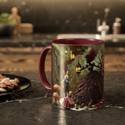 Malice in Wonderland – Gothic Halloween Colorful Mugs (11oz, 15oz)
