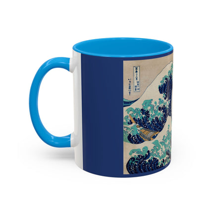 The Great Wave off Kanagawa by Katsushika Hokusai Colorful Mugs (11oz, 15oz)