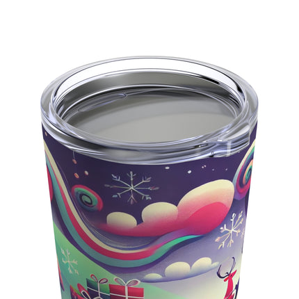 Festive Reindeer Flight Tumbler 20oz