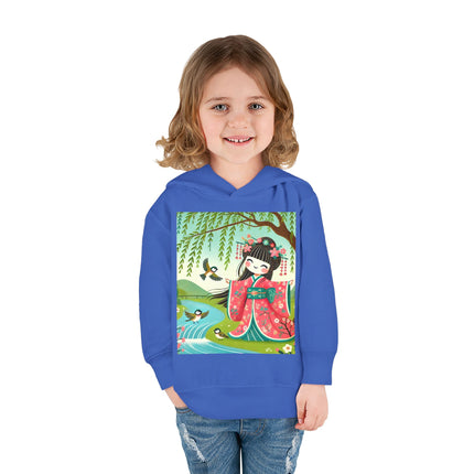 Sparrow Dance Geisha Fairy Toddler Pullover Fleece Hoodie
