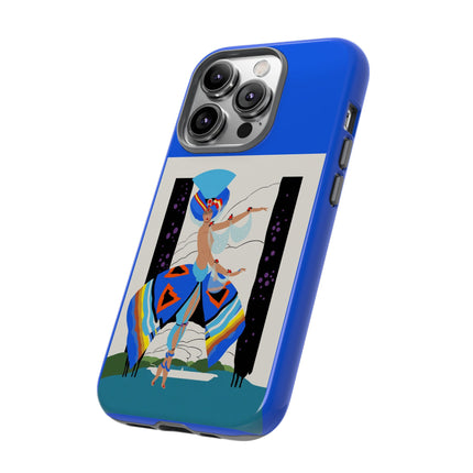 Exotic Dancer Phone Case – Vibrant Performance & Art Deco Flair