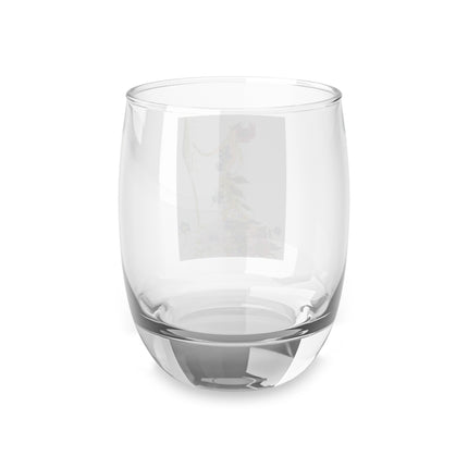 Blooming Splendor: A Floral Transformation Whiskey Glass