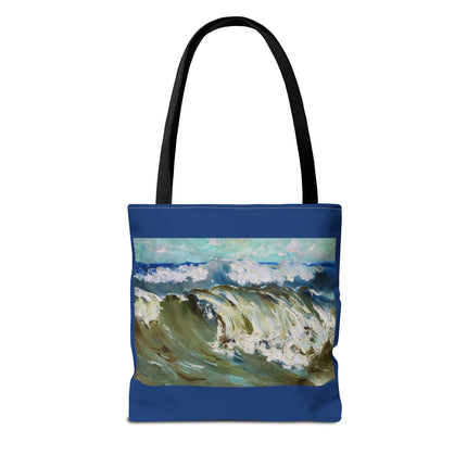The Wave by Karl Hagemeister Tote Bag (AOP)