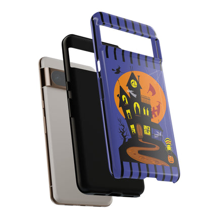 Halloween Night at the Haunted House Phone Cases