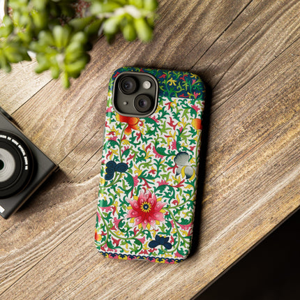 Colorful Floral Pattern by Owen Jones Phone Cases