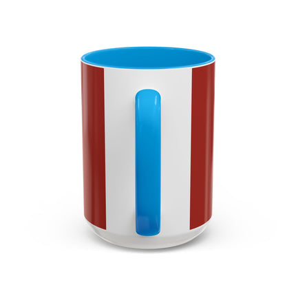 ❄️✨ The Winter Couture Promenade Colorful Mug – Art Deco Holiday Elegance