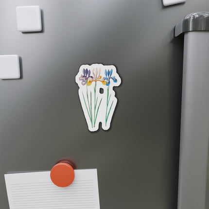 Iris, Iris sibirica by Anselmus Boëtius de Boodt Die-Cut Magnets (5 Sizes)