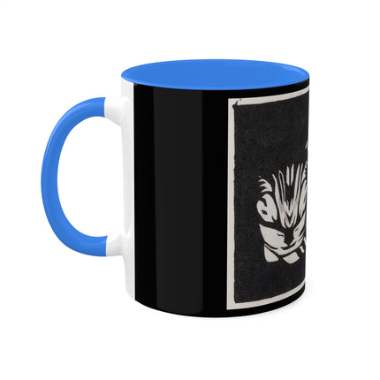 December (Cat Lying) by Anna Julia de Graag Colorful Mugs, 11oz