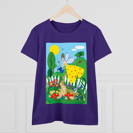 Garden Magic Women's Midweight Cotton Tee