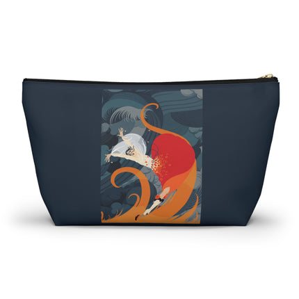 Flame of the Tempest Cosmetic Bag – Fiery Drama & Elemental Grace