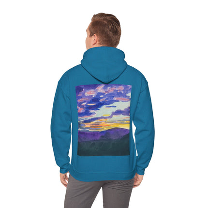 Naturstudie XII by Karl Wiener Heavy Blend™ Hooded Sweatshirt