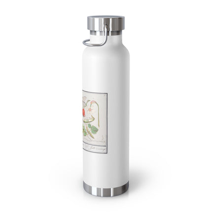 Natural History Ensemble, No. 7 by Anselmus Boëtius de Boodt Copper Vacuum Insulated Bottle, 22oz
