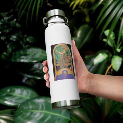 October & Opal, Tourmaline (from the Gem Series) by Sofia Chiostri Copper Vacuum Insulated Bottle, 22oz