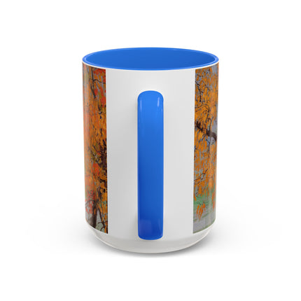 Autumn leaves by Edward Okuń Colorful Mugs (11oz, 15oz)
