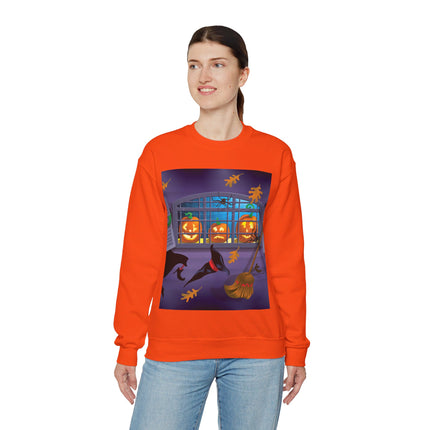 Whimsical Halloween Mischief Unisex Heavy Blend™ Crewneck Sweatshirt