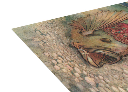 Rita Rides on the Dolphin by Warwick Goble Postcards (envelopes included) - Bundles of 10, 30, 50 Pieces