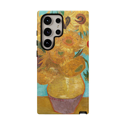 Vase with Twelve Sunflowers by Vincent Van Gogh Phone Cases