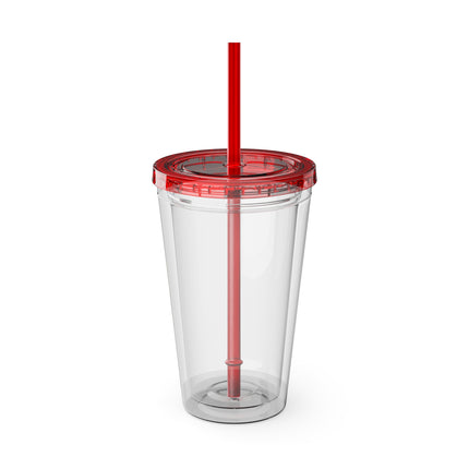Rabbit Gladiator Sunsplash Tumbler with Straw, 16oz