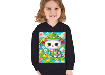 Lily Pond Stroll Toddler Pullover Fleece Hoodie