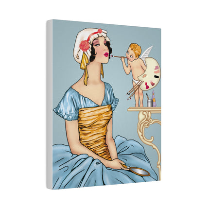 The Fairy’s Reflection – A Vintage Portrait of Charm