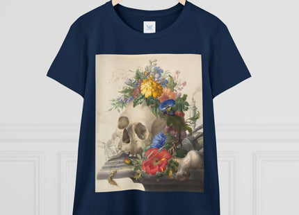 Vanitas Still Life by Herman Henstenburgh Women's Midweight Cotton Tee
