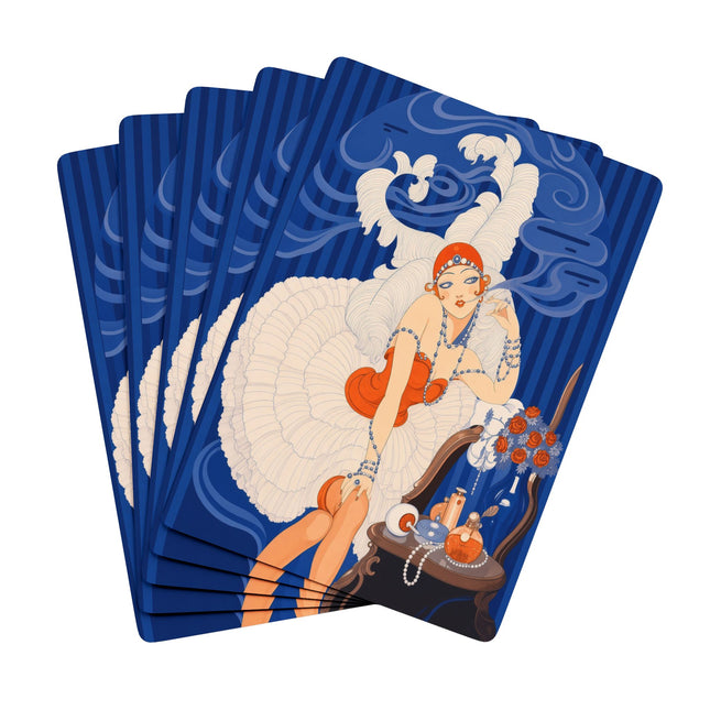 💎🪶 The Lady Of The Jeweled Boudoir Playing Cards – Art Deco Glamour