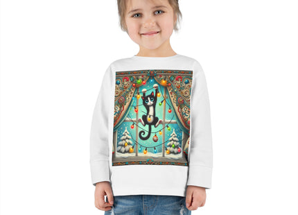 Mischief in Tinselland Toddler Long Sleeve Tee