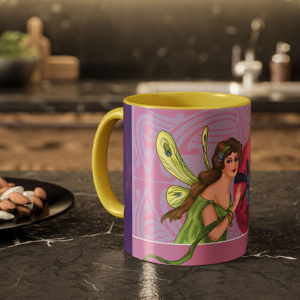 The Fairy’s Blossom Colorful Mugs (11oz, 15oz)