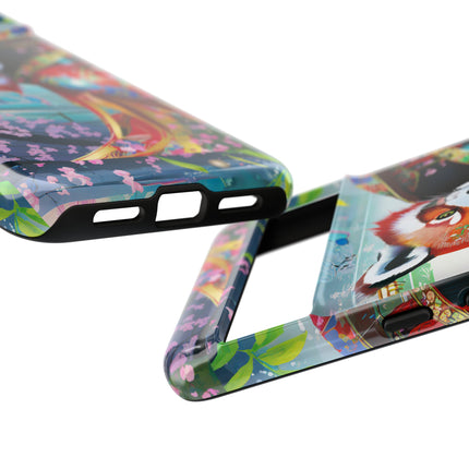 Cybernetic Red Panda Phone Cases