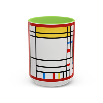 Place de la Concorde by Piet Mondrian Colorful Mugs (11oz, 15oz)