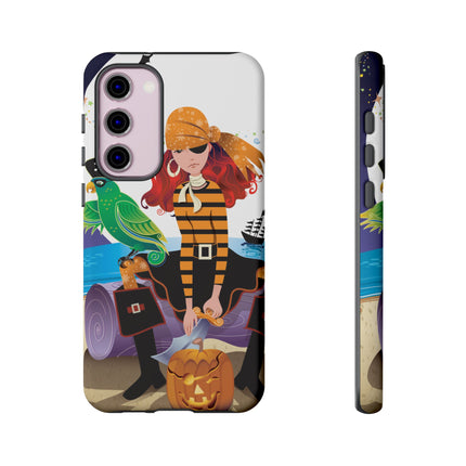 Moonlit Pirate Halloween Phone Cases