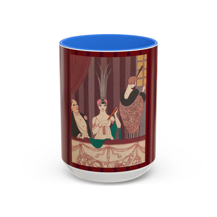 La Loge by George Barbier Colorful Mugs (11oz, 15oz)