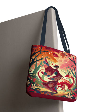 The Dragon Fairy’s Dance Tote Bag – Enchanted Grace & Spring Magic