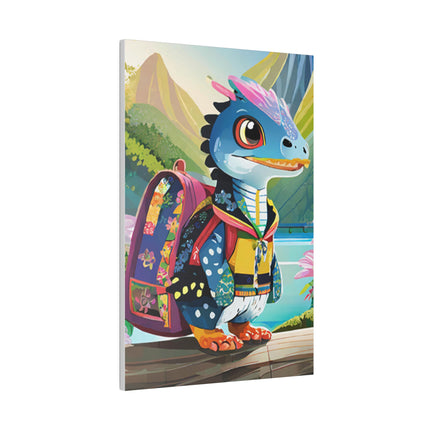 Baby Raptor Matte Canvas, Stretched, 0.75"