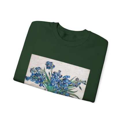 Irises by Vincent Van Gogh Heavy Blend™ Crewneck Sweatshirt
