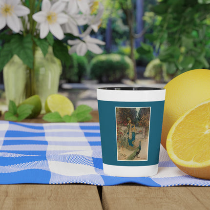 Preziosa in the Garden by Warwick Goble Ceramic Shot Glass