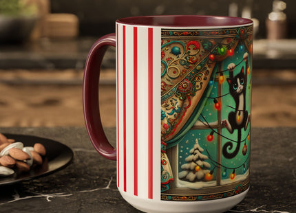 Mischief in Tinselland Colorful Mugs (11oz, 15oz)
