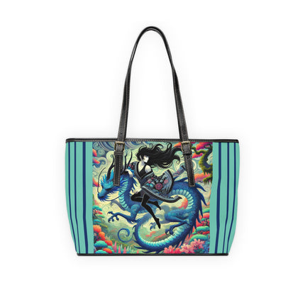 Mystic Guardian of the Sky PU Leather Shoulder Bag