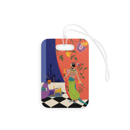 Midnight Arabian Reverie Luggage Tag – Mystical Elegance & Enchanted Nights