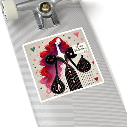 To My Valentine Kiss-Cut Stickers (4 Sizes)