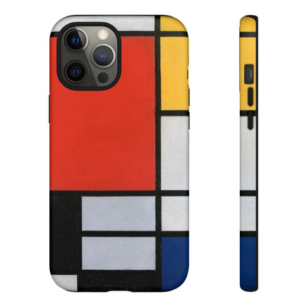 Composition with Red, Yellow, Blue, and Black by Piet Mondrian Phone Cases
