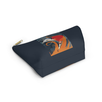 Flame of the Tempest Cosmetic Bag – Fiery Drama & Elemental Grace