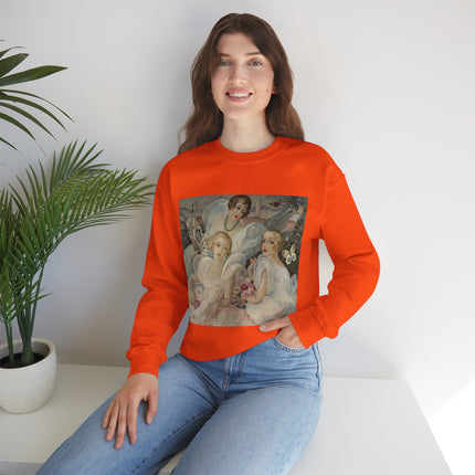 Les Femmes Fatales by Gerda Wegener Heavy Blend™ Crewneck Sweatshirt